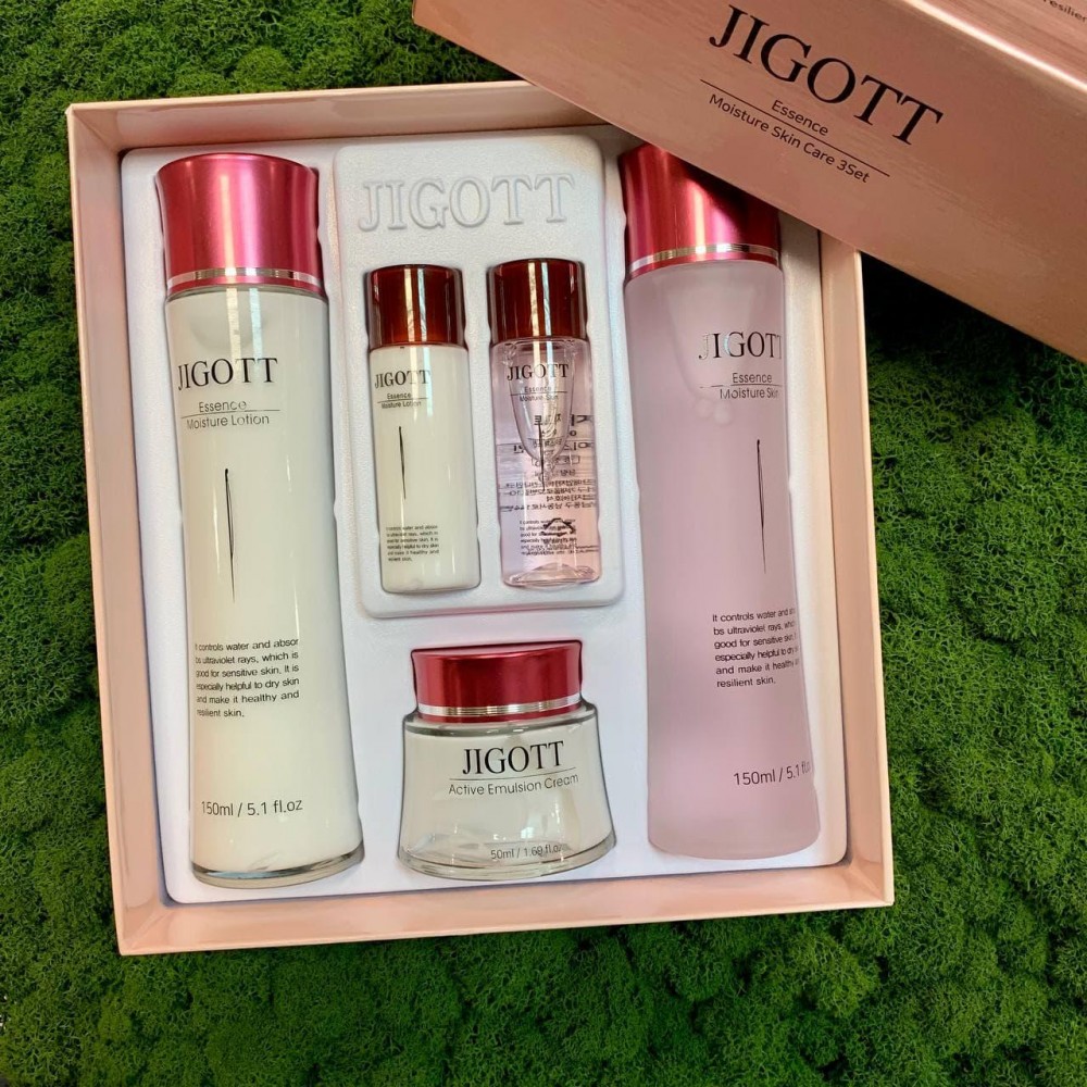 Набор увлажняющий Jigott Essence Moisture Skin Care 3 Set
