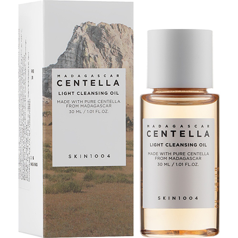 Успокаивающее гидрофильное масло с центеллой SKIN1004 Madagascar Centella Light Cleansing Oil, 30мл Успокаивающее гидрофильное масло с центеллой SKIN1004 Madagascar Centella Light Cleansing Oil, 30мл