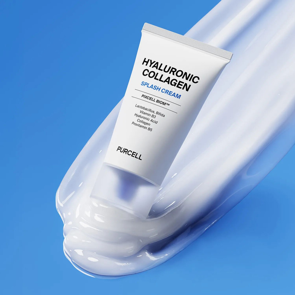Увлажняющий сплэш-крем с коллагеном, пептидами и пробиотиками PURCELL Pixcell Biom Hyaluronic Collagen Splash Cream 50 ml