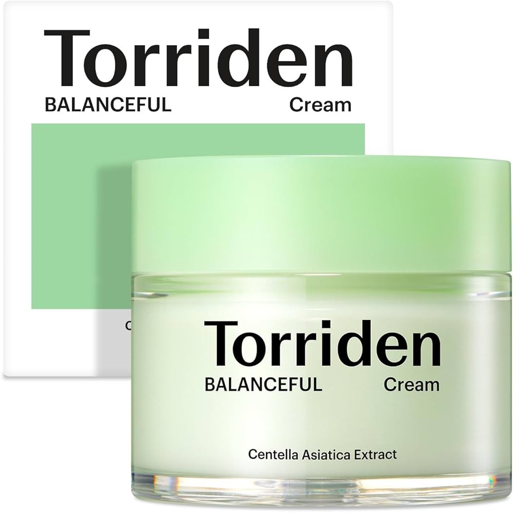 Гипоаллергенный успокаивающий крем с центеллой Torriden Balanceful Cica Cream 80мл