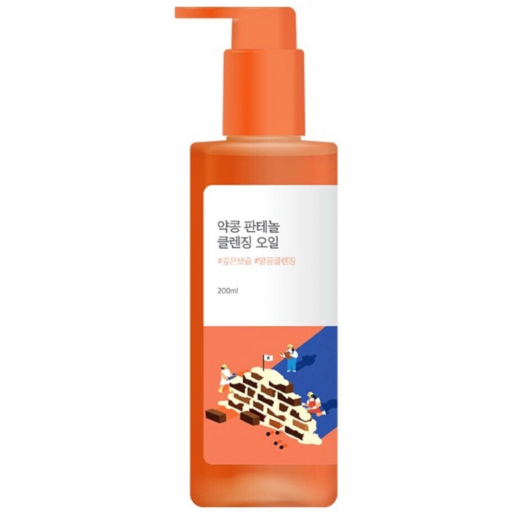 Гидрофильное масло с чёрной соей и пантенолом Round Lab Soybean Panthenol Cleansing Oil Гидрофильное масло с чёрной соей и пантенолом Round Lab Soybean Panthenol Cleansing Oil