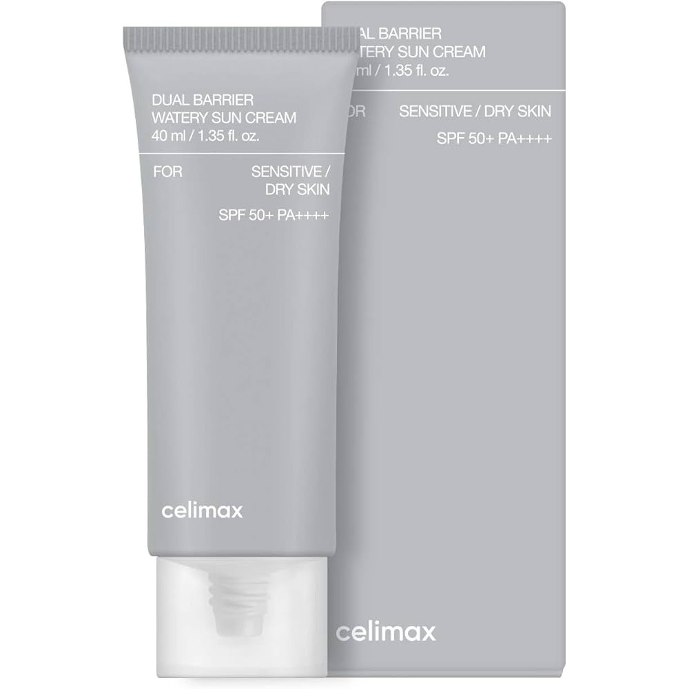 Солнцезащитный крем для чувствительной кожи Celimax Dual Barrier Watery Sun Cream SPF 50+ PA++++, 50мл Солнцезащитный крем для чувствительной кожи Celimax Dual Barrier Watery Sun Cream SPF 50+ PA++++, 50мл