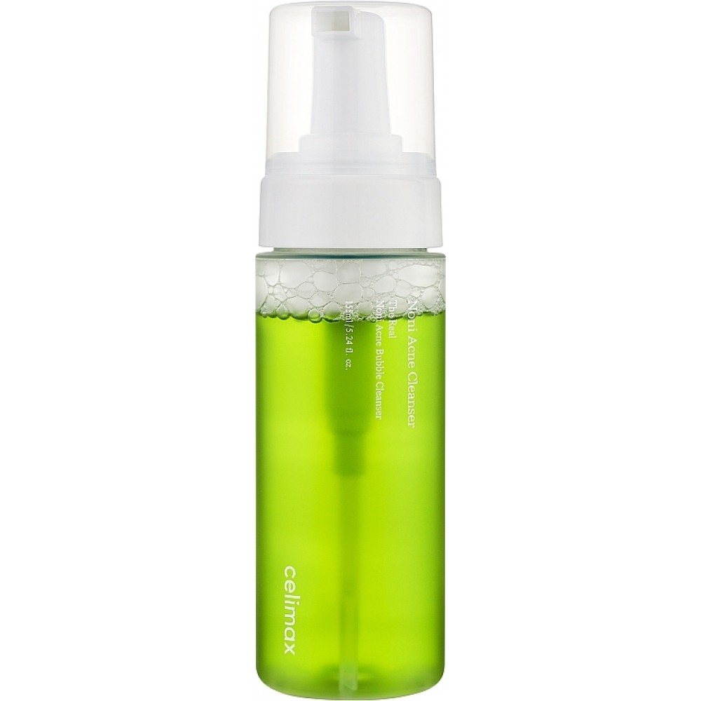 Мягкая пенка для умывания Celimax - The Real Noni Acne Bubble Cleanser 155мл