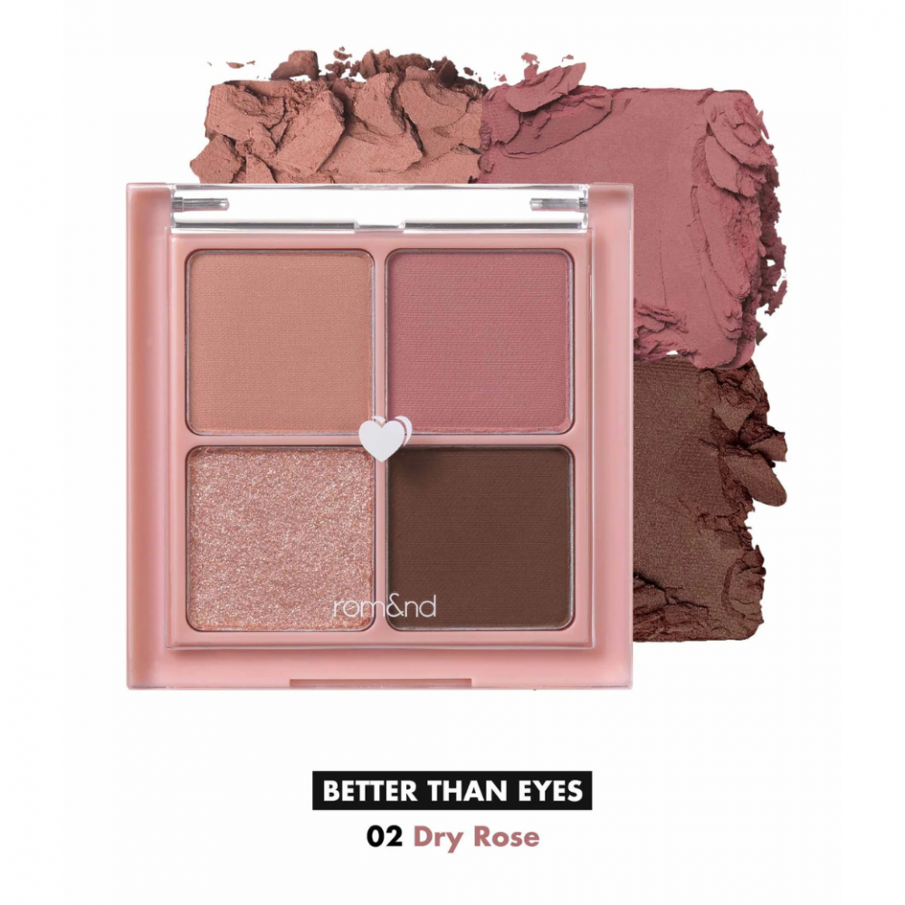Палетка теней для век ROM&ND Better Than Eyes 02. Dry Rose