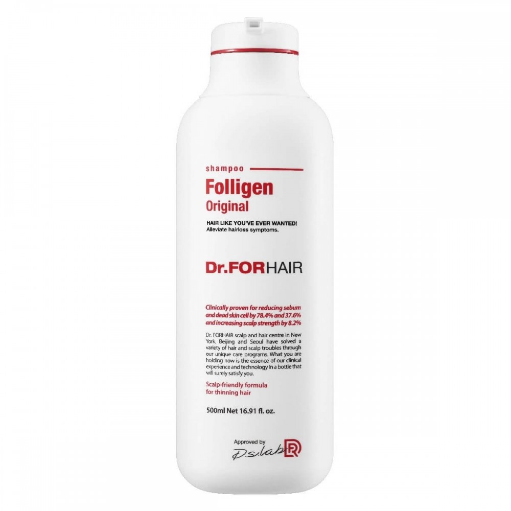 Шампунь с липосомами против выпадения волос Dr.Forhair Folligen Shampoo - 500 мл Шампунь с липосомами против выпадения волос Dr.Forhair Folligen Shampoo - 500 мл