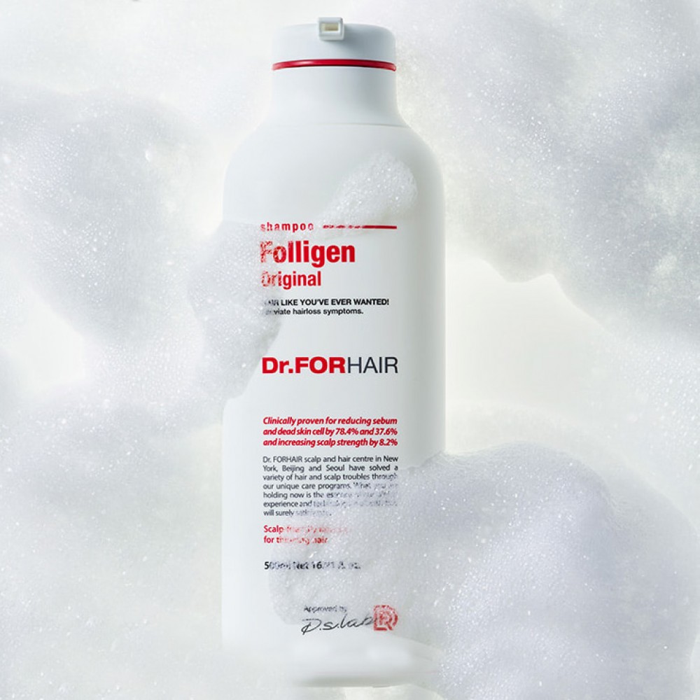 Шампунь с липосомами против выпадения волос Dr.Forhair Folligen Shampoo - 500 мл Шампунь с липосомами против выпадения волос Dr.Forhair Folligen Shampoo - 500 мл