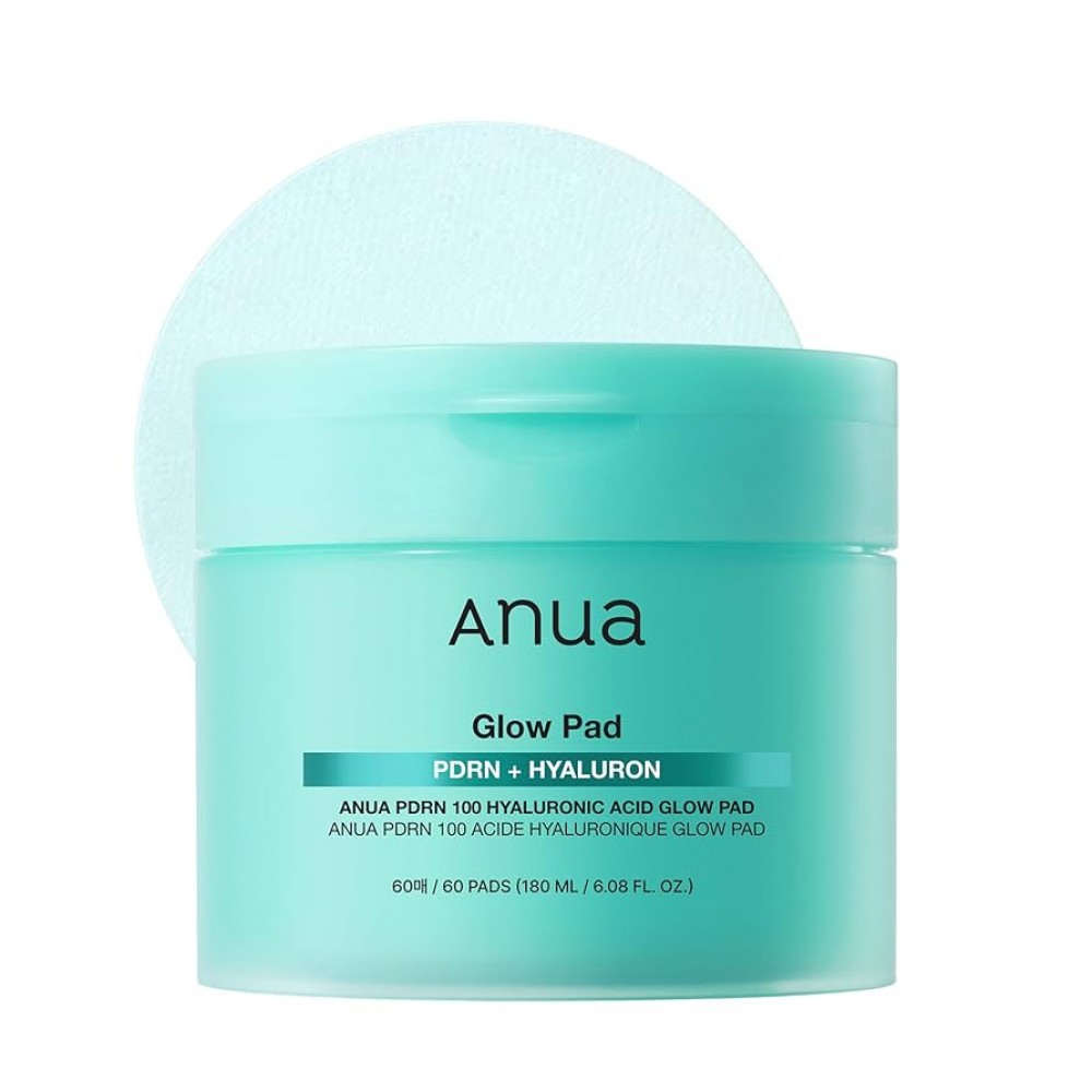 Увлажняющие пэды с ПДРН и гиалуроновой кислотой Anua PDRN 100 Hyaluronic Acid Glow Pad