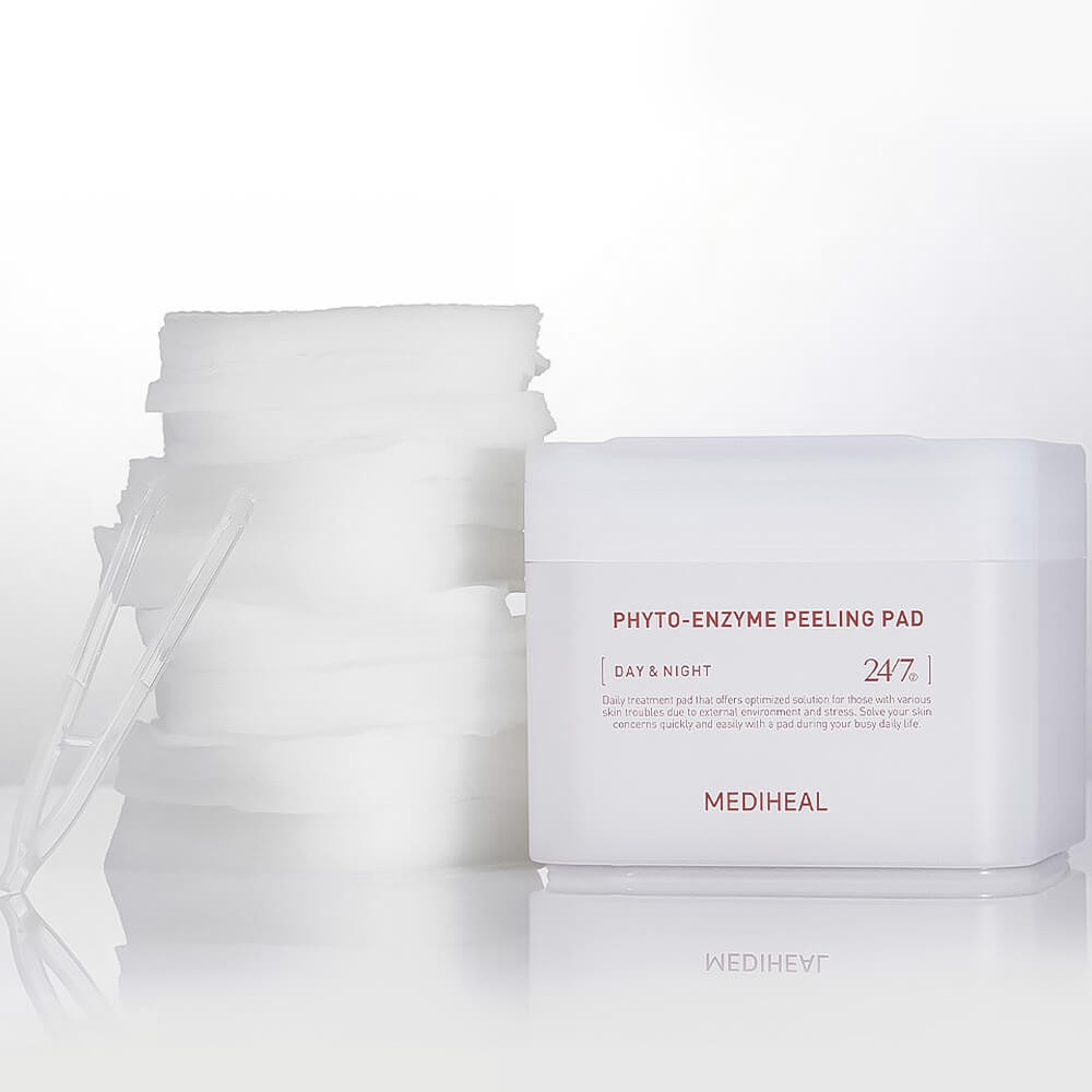 Очищающие пилинг-пэды с энзимами и LHA-кислотой Mediheal Phyto-Enzyme Peeling Pad 100шт