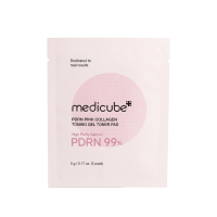 Гелевые тонер-пэды с ПДРН и коллагеном medicube PDRN Pink Collagen Toning Gel Toner Pad 5г