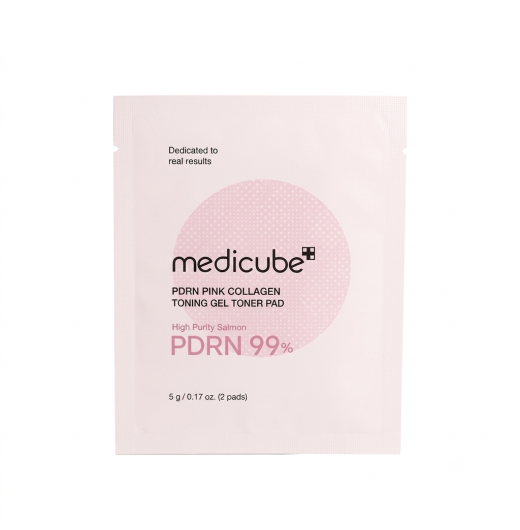 Гелевые тонер-пэды с ПДРН и коллагеном medicube PDRN Pink Collagen Toning Gel Toner Pad 5г
