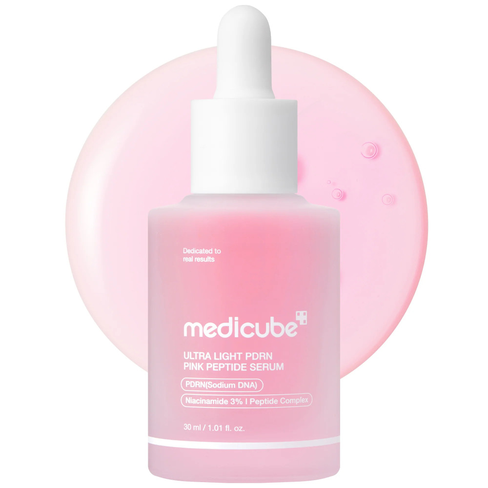 Легкая сыворотка с ПДРН Medicube Ultra Light PDRN Pink Peptide Serum 30мл