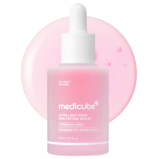 Легкая сыворотка с ПДРН Medicube Ultra Light PDRN Pink Peptide Serum 30мл