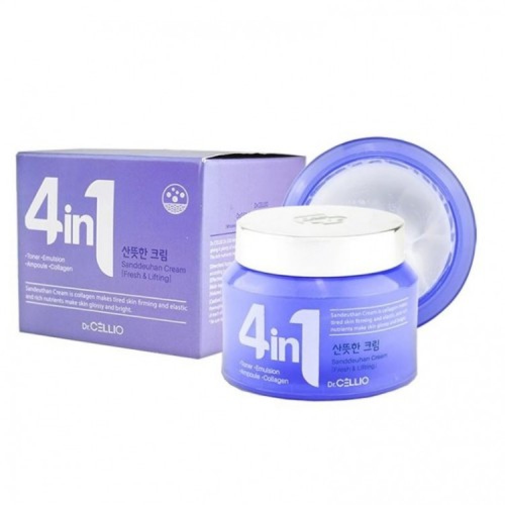 Крем для лица с коллагеном Dr.Cellio G50 4 In 1 Sandeunhan Collagen Cream 70 мл