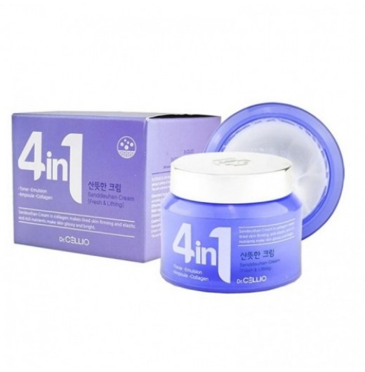 Крем для лица с коллагеном Dr.Cellio G50 4 In 1 Sandeunhan Collagen Cream 70 мл