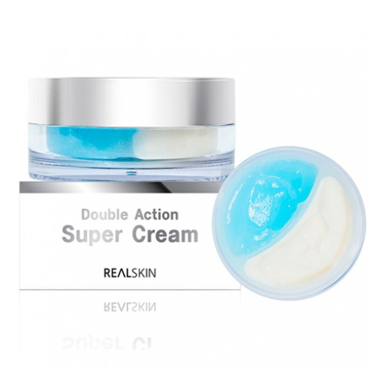 Двойной крем для увлажнения и питания лица RealSkin Double Action Super Cream, 100 мл