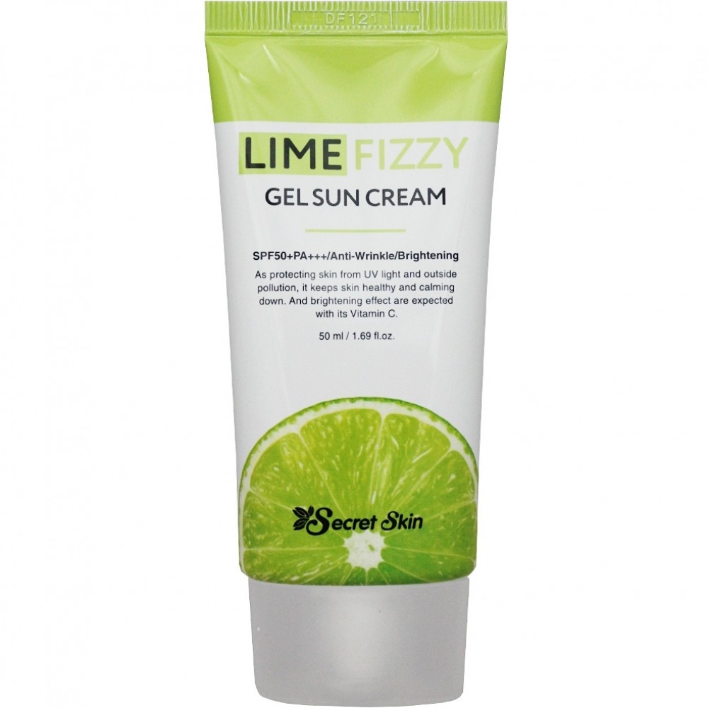 Солнцезащитный крем Secret Skin Lime Fizzy Gel Sun Cream SPF50+ PA+++, 50мл