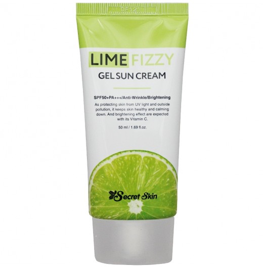 Солнцезащитный крем Secret Skin Lime Fizzy Gel Sun Cream SPF50+ PA+++, 50мл