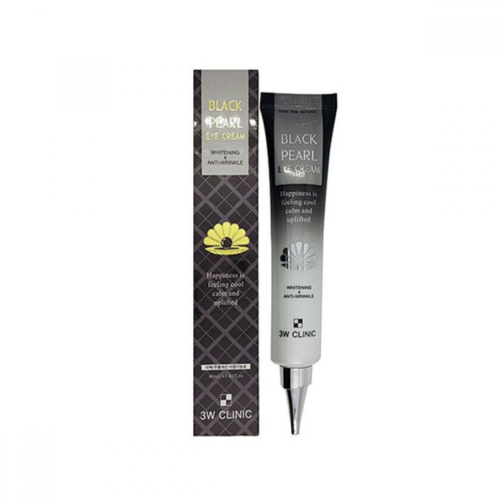 Крем для век 3W Clinic Whitening & Anti-Wrinkle Black Pearl Eye Cream, 40 мл.