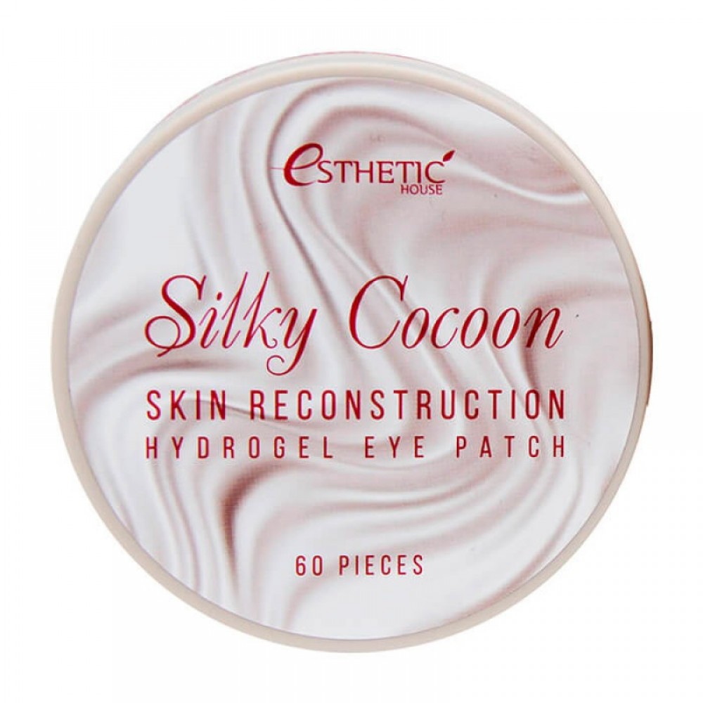 Гидрогелевые патчи ESTHETIC HOUSE ШЕЛК Silky Cocoon Hydrogel Eye Patch, 60 шт