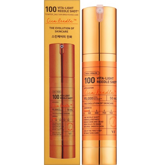 Бустер-сыворотка с микроиглами и витамином C VT Cosmetics Vita-Light Reedle Shot 100 50 мл
