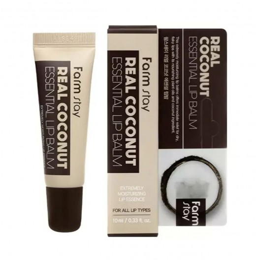 Питательный бальзам для губ с кокосом FARMSTAY Real Coconut Essential Lip Balm 10 мл