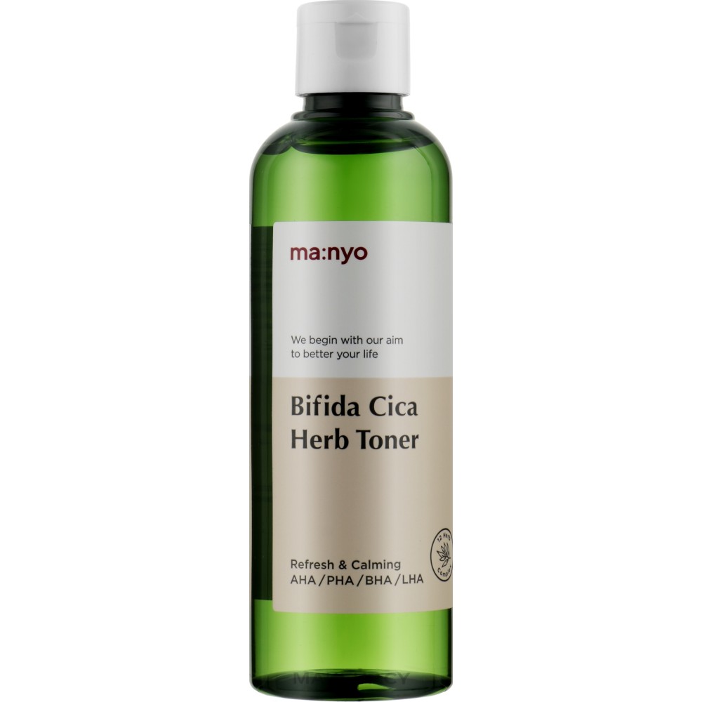 Успокаивающий тоник для чувствительной кожи Manyo Bifida Cica Herb Toner, 210мл