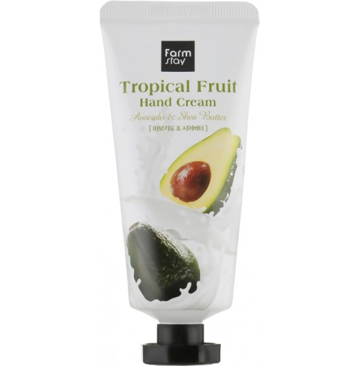 Крем для рук FarmStay Tropical Fruit Hand Cream AVOCADO & SHEA BUTTER