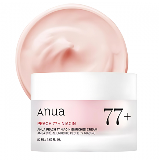 Крем для лица с экстрактом персика и ниацинамидом ANUA Peach 77 Niacin Enriched Cream 50 ml