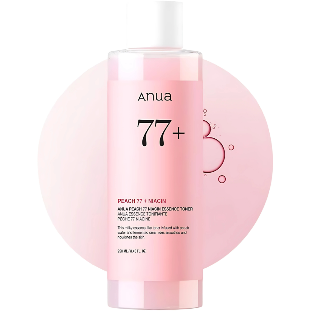 Тонер-эссенция смягчающий с экстрактом персика и ниацинамидом ANUA Peach 77 Niacin Essence Toner 250 ml Тонер-эссенция смягчающий с экстрактом персика и ниацинамидом ANUA Peach 77 Niacin Essence Toner 250 ml