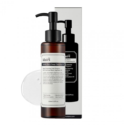 Масло гидрофильное DEAR, KLAIRS Gentle Black Deep Cleansing Oil (150мл)