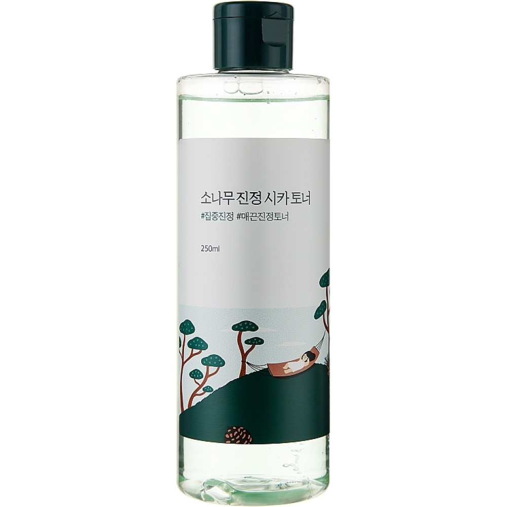Тонер с экстрактами сосны и центеллы для проблемной кожи Round Lab Pine Calming Cica Toner 250мл
