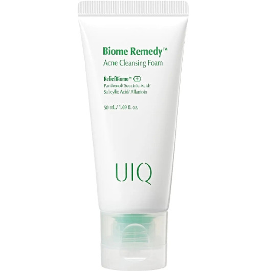 Очищающая пенка с постбиотиками против акне UIQ Biome Remedy Acne Cleansing Foam 50 мл