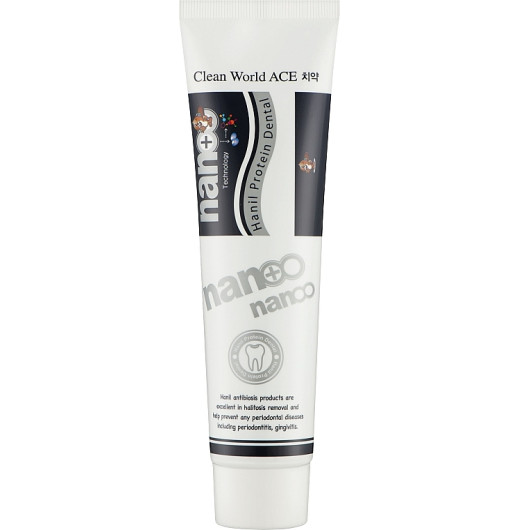 Зубная паста с серебром и протеином Nanoo Protein Dental Toothpaste, HANIL CHEMICAL 180 г