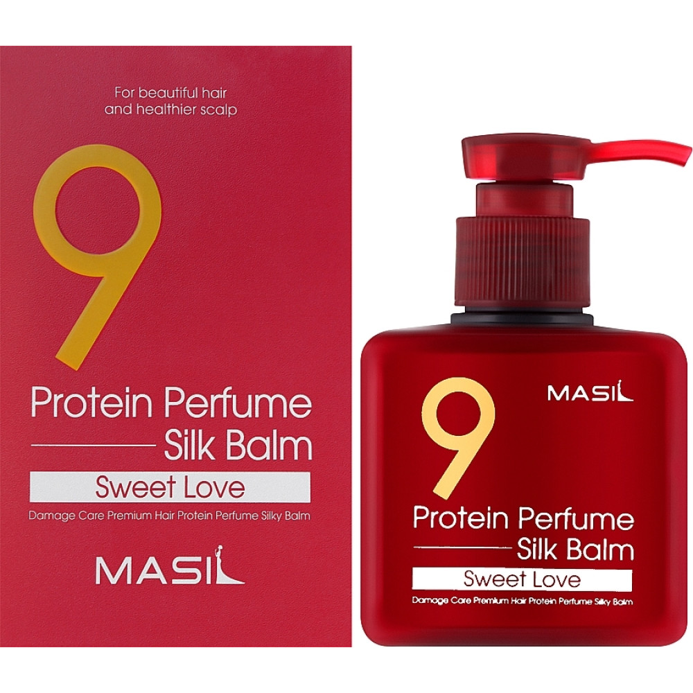 Бальзам несмываемый Masil для поврежденных волос 9 Protein Perfume Silk Balm SWEET LOVE, 180мл