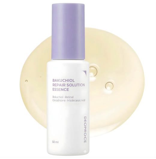 Эссенция для лица с бакучиолом Deoproce Bakuchiol Repair Solution Essence 50мл