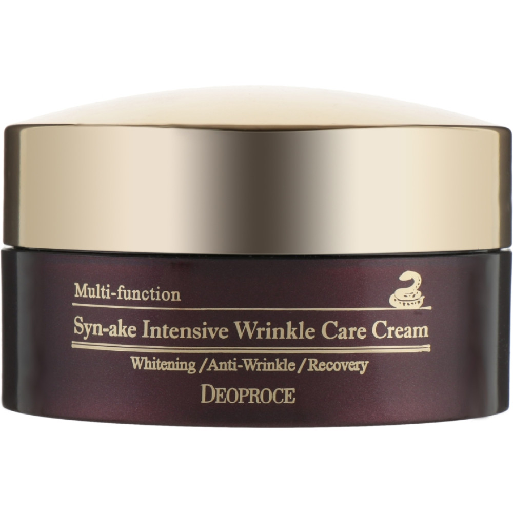 Крем для лица со змеиным ядом Deoproce Syn-Ake Intensive Wrinkle Care Cream, 100мл