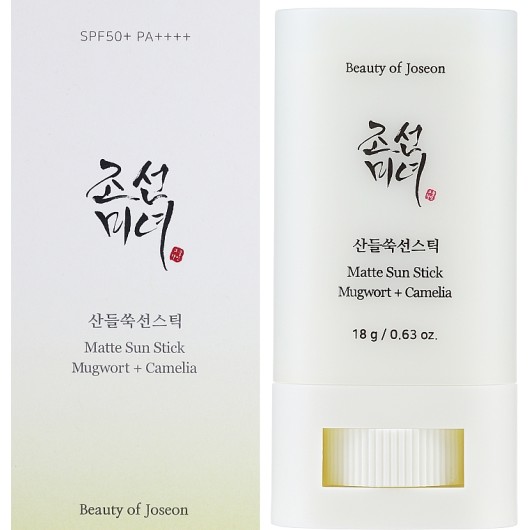 Стик солнцезащитный Beauty of Joseon Matte Sun Stick Mugwort + Camelia 18g SPF50+/PA++++