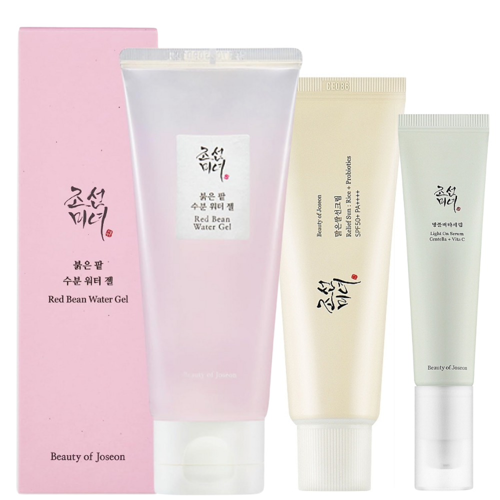 Набор Beauty of Joseon (гель для лица, сыворотка, солнцезащитный крем)