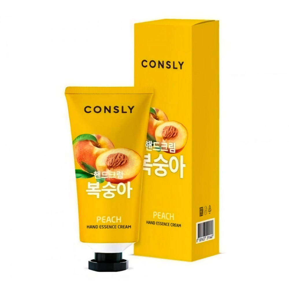 Consly Крем-сыворотка для рук с экстрактом персика Peach Hand Essence Cream (100 мл)