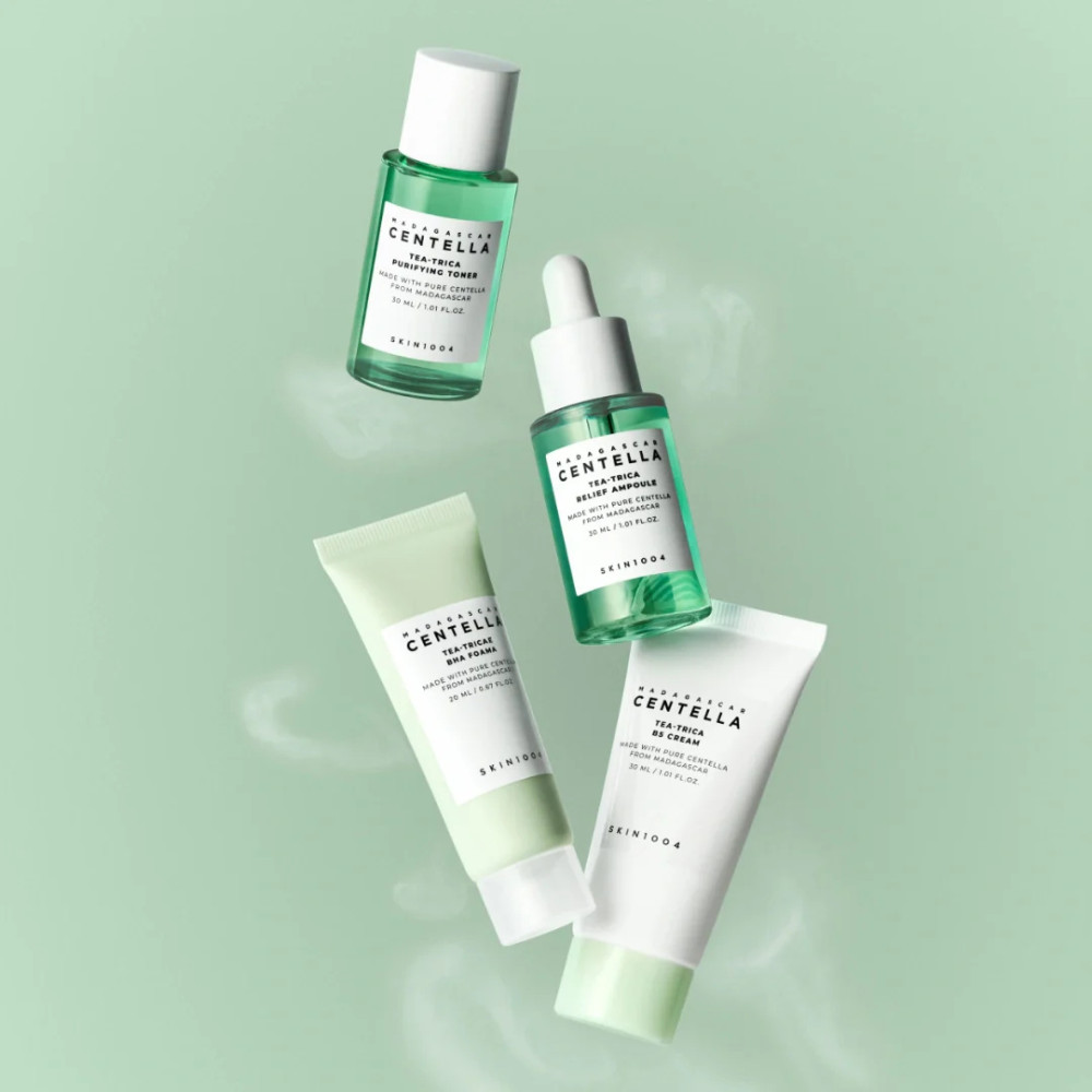 Набор против акне с BHA и центеллой Skin1004 Tea-Trica Travel Kit