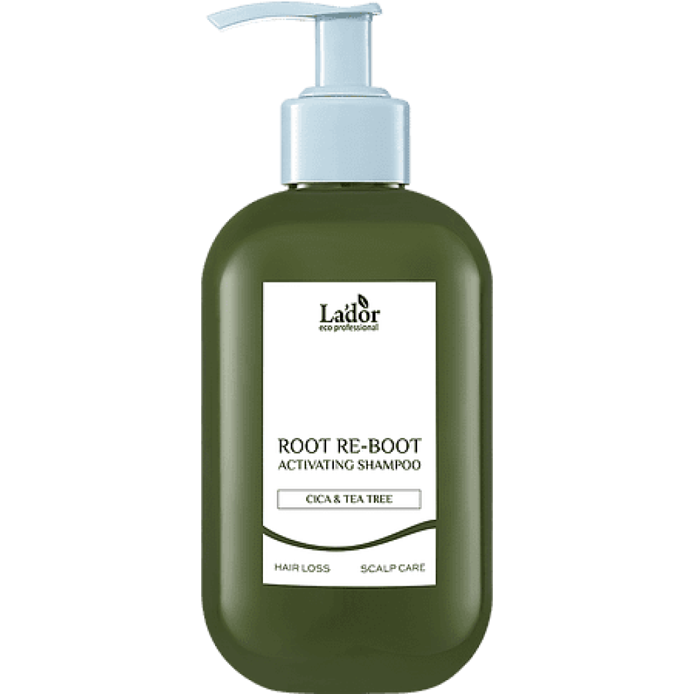 Шампунь для жирной кожи головы LA'DOR ROOT RE-BOOT ACTIVATING SHAMPOO (CICA & TEA TREE) 350мл