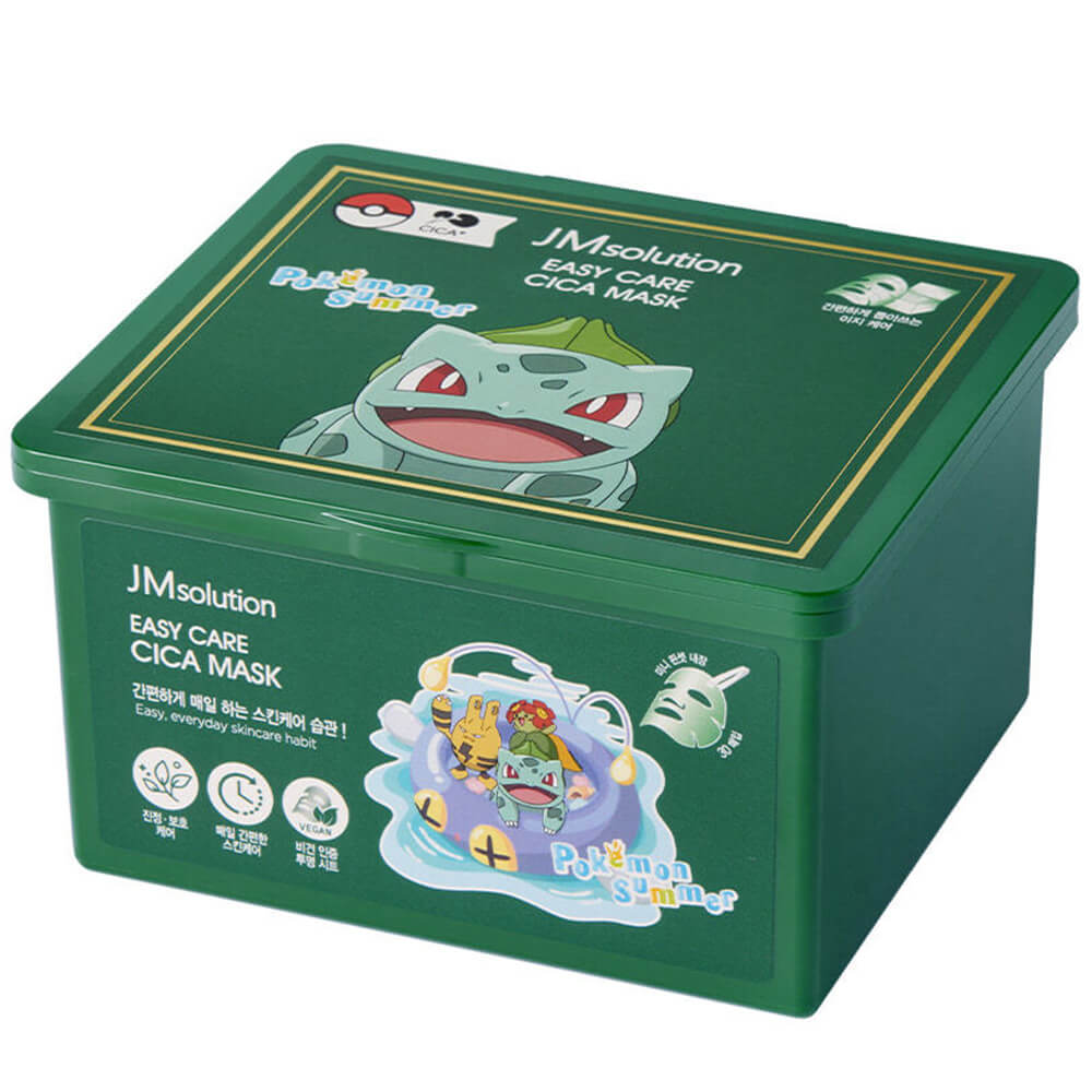JMSOLUTION Набор масок тканевых с CICA-комплексом Easy Care Cica Mask (350 мл/30 шт)