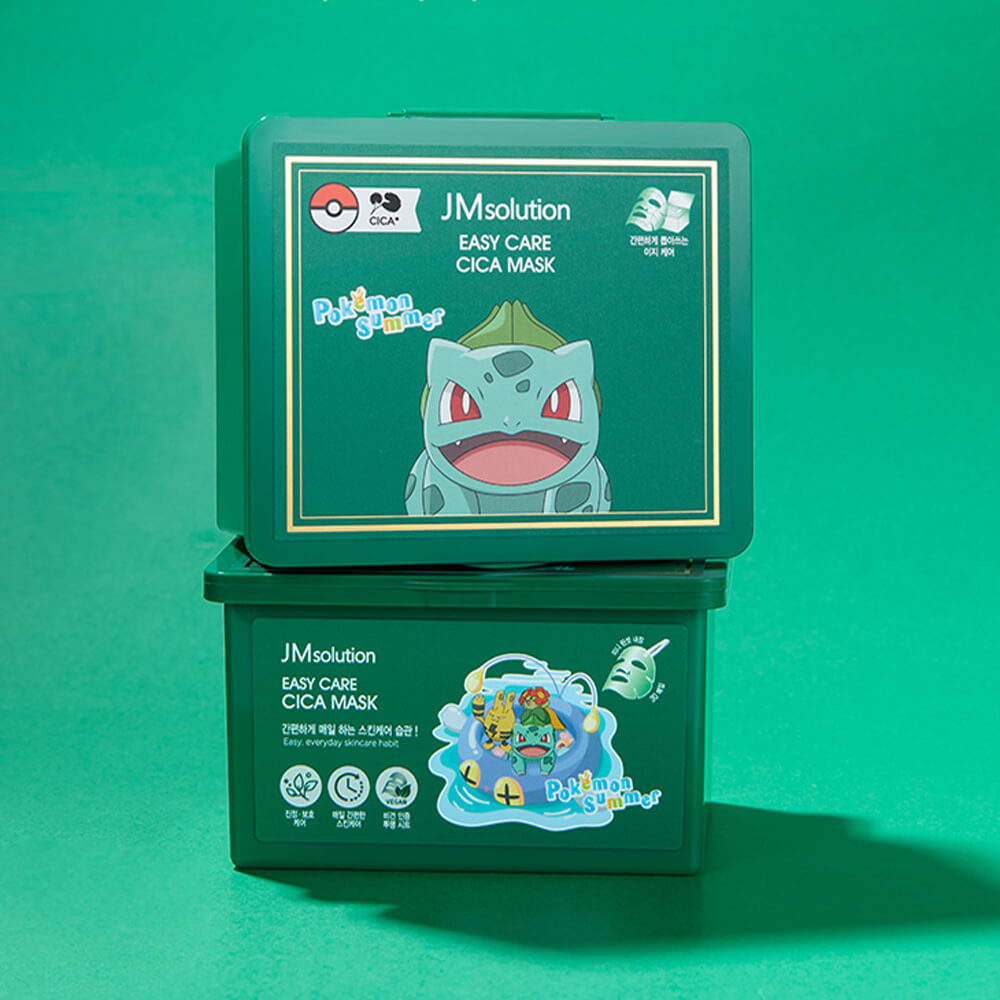 JMSOLUTION Набор масок тканевых с CICA-комплексом Easy Care Cica Mask (350 мл/30 шт)