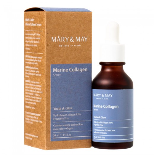 Сыворотка антивозрастная с морским коллагеном Mary&May Marine Collagen Serum, 30мл