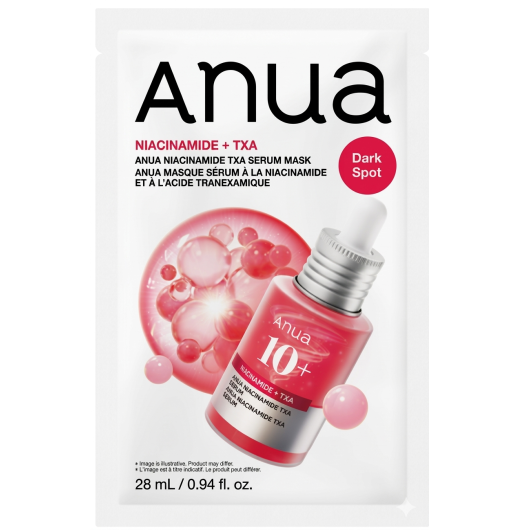 Осветляющая маска для лица Anua Niacinamide+Txa serum mask 1 шт