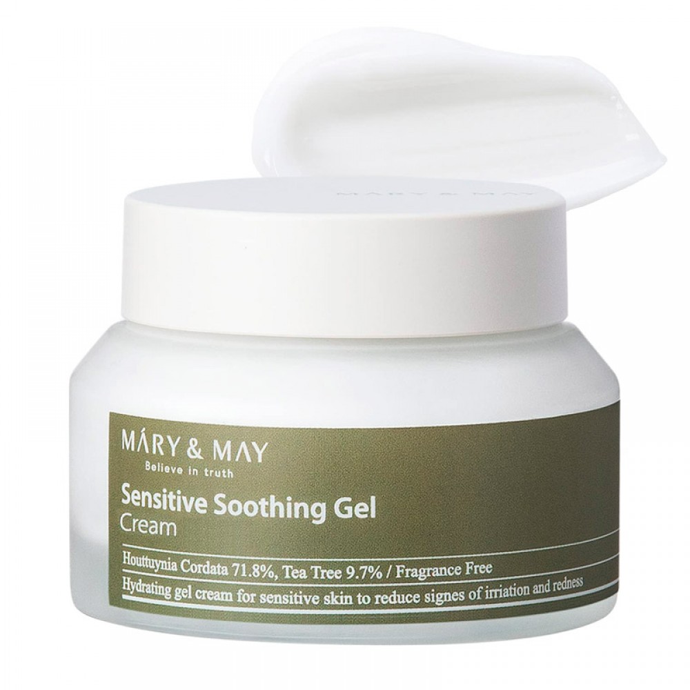 Гель-крем успокаивающий Mary&May Sensitive Soothing Gel  Blemish Cream, 70мл