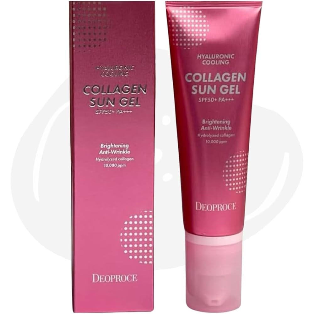 Солнцезащитный гель с коллагеном Deoproce Collagen Sun Gel SPF50+ PA+++ 50 мл