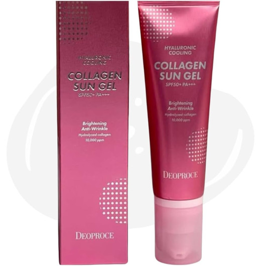 Солнцезащитный гель с коллагеном Deoproce Collagen Sun Gel SPF50+ PA+++ 50 мл