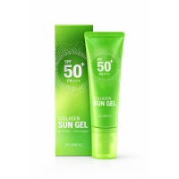 Солнцезащитный крем-гель для лица с центеллой Deoproce Hyaluronic Cica Sun gel SPF50+ PA+++ 50мл