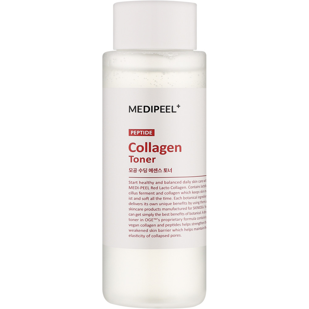Успокаивающий тонер с коллагеном MEDIPEEL Red Lacto Collagen Soothing Essence Toner